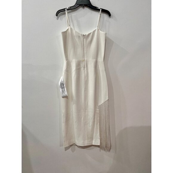 New Dress the Population Size S Rory Midi Dress White *Stains* - Picture 9 of 10